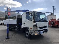 三菱ふそう　ファイター　　増トン　４段クレーン付　アルミブロック平ボディ