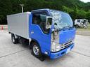 エルフトラック 　全高低型アルミバン　２トン積載　４ナンバー　北村製作所　リヤ観音式扉　庫内高１．１１ｍ　標準幅　１０尺　低床　アドブルー不要　１５０馬力（1枚目）