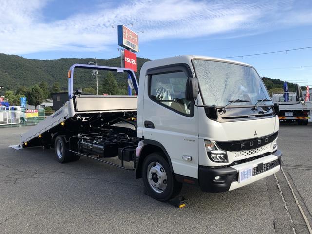 キャンター 　一般型積載車　３８００ｋｇ積載　タダノ　スーパーセルフローダ　セーフティローダー　ウインチ付　ワイド　ボディ長５ｍ　床縞鋼板張り　手動式リヤゲート（1枚目）