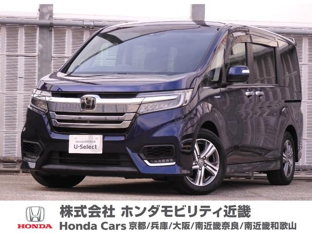 ホンダ ステップワゴンスパーダ スパーダハイブリッドＧ・ＥＸホンダセンシング　ワンオーナー　９インチメモリーナビ　ＥＴＣ　マルチビューカメラ　ドライブレコーダー　両側電動スライドドア　ＬＥＤライト７　人乗り　シートヒーター　サイド＆カーテンエアバック　フォグライト