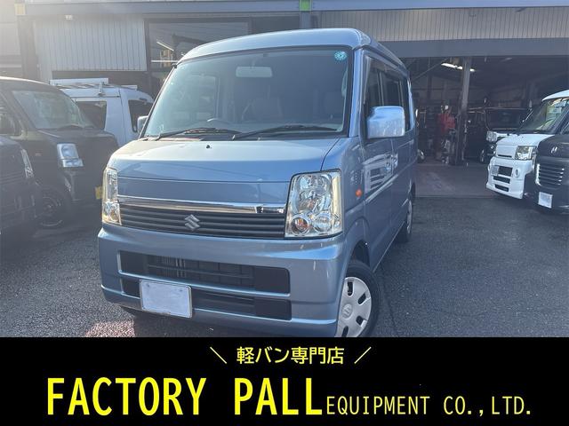 エブリイワゴン(スズキ) ＪＰターボ　４ＡＴ　走行５万ｋｍ台　電格付ドアミラー　イージークローザー　リアヒーター　ＥＴＣ　キーレス　純正ＣＤステレオ 中古車画像