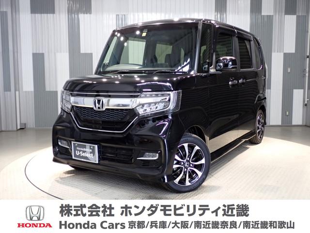 ホンダ Ｎ－ＢＯＸカスタム Ｇ・Ｌホンダセンシング　ワンオーナー車　禁煙車　ギャザスメモリーナビ　ＣＤ　ホンダセンシング　ＬＥＤヘッドライト　ＥＴＣ　１４インチアルミホイール