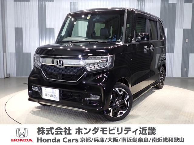 ホンダ Ｎ－ＢＯＸカスタム Ｇ・Ｌターボホンダセンシング　ワンオーナー車ギャザスメモリーナビホンダセンシングドライブレコーダー１年間走行無制限保証