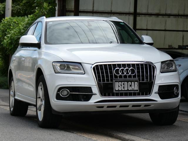 Ｑ５ ２．０ＴＦＳＩクワトロ　Ｓラインパッケージ　アダプティブクルーズコントロール　８速ティプトロニック　ハーフレザー　純正ナビ・ＴＶ・Ｂカメラ　ドラレコ　パワーバックドア　スマートキー　記録簿（1枚目）