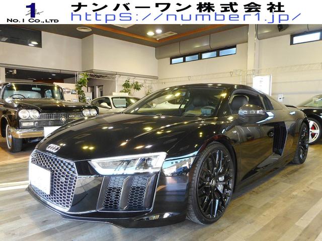 Ｒ８ Ｖ１０プラスクーペ　５．２ＦＳＩクワトロ　限定車　２０１７モデル　左Ｈ　レザーＰＫＧ４　イエローステッチパワーシート　ダイナミックステアリング　ヘッドライニングアルカンターラダイヤモンドステッチ　Ｂ＆Ｏサウンド　ボディラッピング　正規Ｄ記録簿