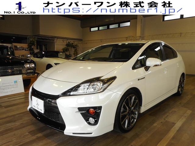 プリウス Ｓツーリングセレクション・Ｇ’ｓ　純ナビ　フルセグ　Ｂモニタ　純１８ｉｎＡＷ　スマートキー　ＨＩＤ　ＥＴＣ