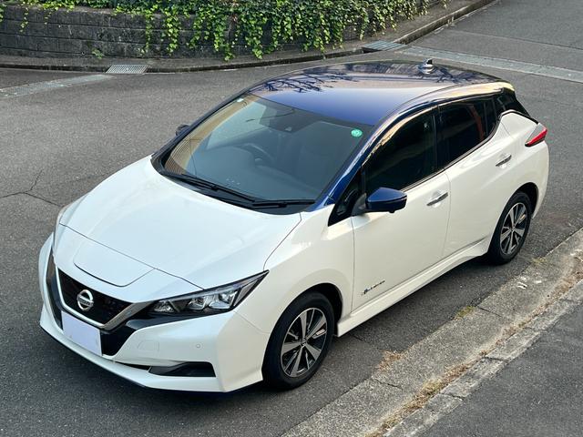 リーフ(日産) ｅ＋　Ｘ　プロパイロット＋ＢＳＷ＋ＢＳＩ＋ＲＣＴＡ＋ＬＩ＋ＤＡ＋アラモニ＋ミラー＋スイッチ＋Ｐブレーキ寒地仕様＋後席ヒータ後席吹出口＋ヒーターミラー 中古車画像