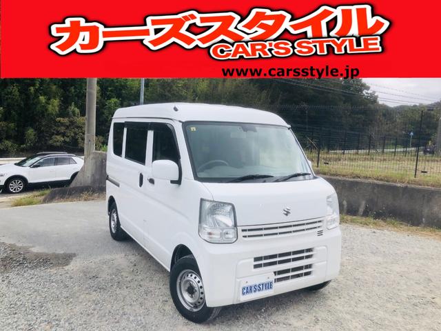 エブリイ ＰＣリミテッド　パワーウィンドゥ　ブルートゥース　ＥＴＣ装備　運転席エアバッグ　助手席エアバッグ　メモリナビ　パワーステアリング　マニュアルエアコン　ＡＢＳ　ＤＶＤ　ナビ付き　電格ミラー付　衝突軽減ブレーキ　横滑防止（1枚目）