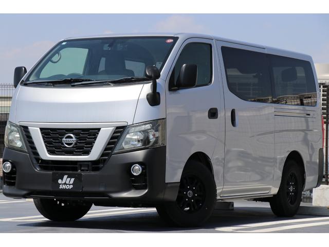 日産 ＮＶ３５０キャラバンバン ロングＤＸ　社外ナビ　フルセグＴＶ　Ｂｌｕｅｔｏｏｔｈ対応　バックカメラ　ＥＴＣ　前後ドライブレコーダー　アルパインスピーカー　ＥＴＣ　ヘッドライトレベライザー　横滑り防止装置　社外１５インチアルミホイール