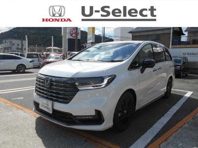 オデッセイハイブリッド ｅ：ＨＥＶアブソルート・ＥＸブラックエディション　当社試乗車／純正１１インチナビ装備（1枚目）
