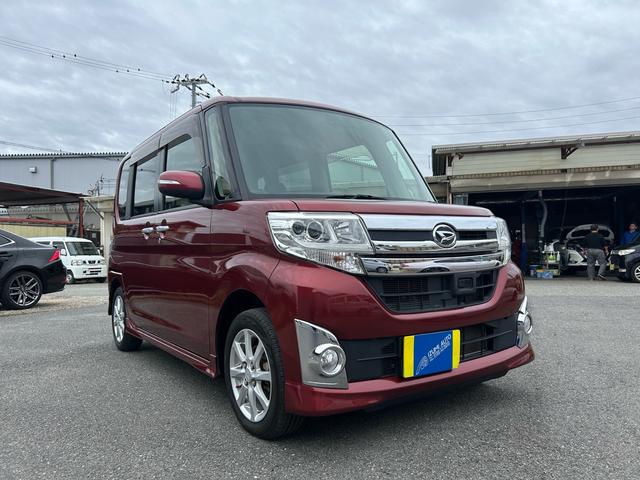 タント カスタムX スマートセレクションSA 左側パワースライドドア LEDヘッドライト スマートキー オートリトラブルドアミラー 衝突被害軽減ブレーキ(1枚目)