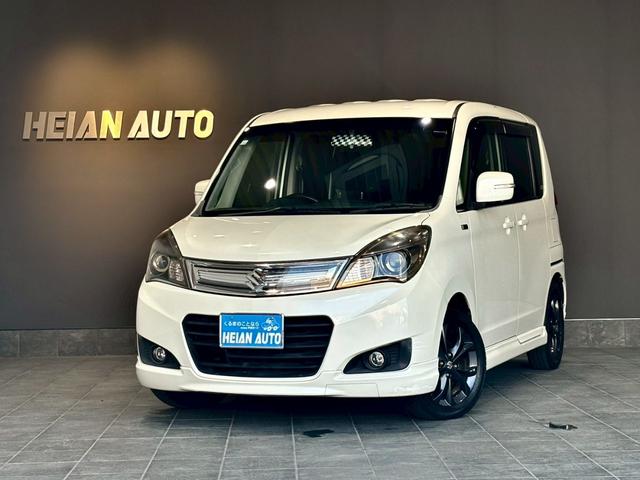 スズキ ソリオ ブラック＆ホワイトＩＩ−ＤＪＥ　禁煙車　純正ナビ　バックカメラ