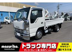 いすゞ　エルフトラック　平ボディ１０尺　積載２．９５ｔ　ディーゼルターボ　左電動格ミラー