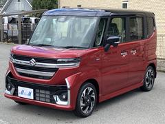 スペーシアカスタム ハイブリッドXSターボ 全方位モニター付メモリーナビゲーション,スズキコネクト対応通信機装着車 中古車画像