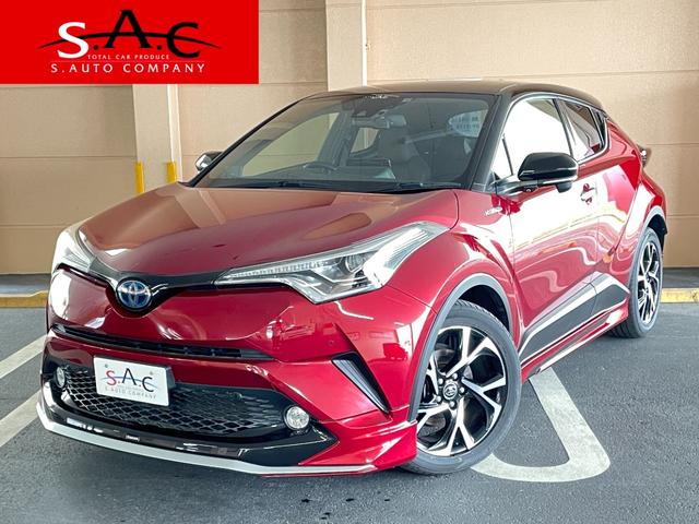 トヨタ Ｃ－ＨＲ Ｇ　ＬＥＤエディション　ワンオーナ　レーダークルーズ　モデリスタエアロ　ストラーダ　フローティングナビ　ロックフォードサブウーハー　ワンオーナー　スマートキー×３　ユピテルドライブレコーダー　サイドカメラ　保証付