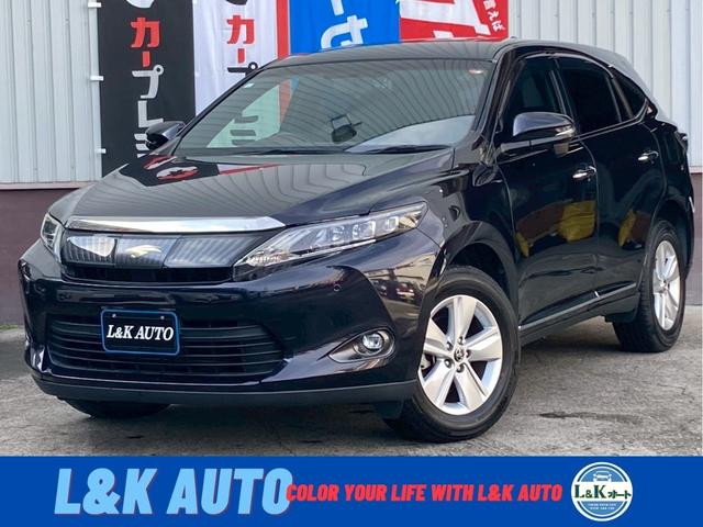 ハリアー(トヨタ) エレガンス　純正ナビＴＶ　追従クルコン　障害物センサー　ＰＣＳ　ＢＬＵＥＴＯＯＴＨ　電動シート　ハーフレザー　ステアリモコン　ＬＥＤ　フォグ　オートライト　スマートキー　プッシュスタート　フルフラット　ＥＴＣ 中古車画像