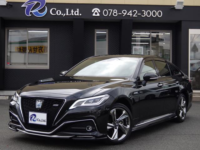 クラウンハイブリッド(トヨタ) ＲＳアドバンス　Ｆｏｕｒ・ＴＲＤエアロ・ナビＴＶ・ＰＣＳ　４ＷＤ　ＴＲＤエアロ　メーカーナビ　フルセグ　バックカメラ　デジタルインナーミラー　ヘッドアップディスプレイ　プリクラッシュセーフティー　ＢＳＭ　レーダークルーズ　ＬＴＡ　ハーフレザーシート　ＥＴＣ 中古車画像