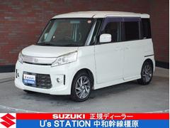 スペーシアカスタム TS ターボ 両側パワスラ メモリーナビ バックカメラ ワンセグTV Bluetooth ETC 電格ミラー オートライト ステリモ アルミホイール ディスチャージヘッドライト 中古車画像