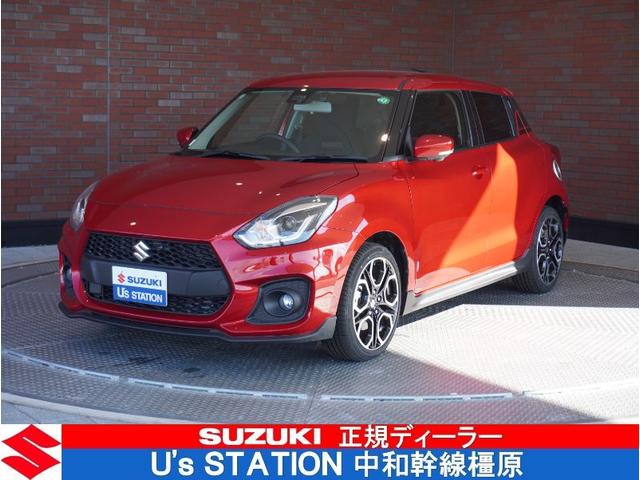 スイフトスポーツ(スズキ) ベースグレード　６ＡＴ　ターボ　全方位カメラ　純正８インチナビ　前後ドラレコ　ビルトインＥＴＣ　メモリーナビ　フルセグＴＶ　ＣＤ再生　ＤＶＤ再生　Ｂｌｕｅｔｏｏｔｈ　フロアマット　ステリモ　ＡＣＣ　安全機能 中古車画像