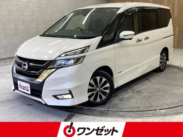 日産 セレナ ハイウェイスター　ＶセレクションＩＩ　純正９インチナビ・アラウンドビューモニター・両側パワースライドドア・セーフティパック・エマージェンシーブレーキ・クルーズコントロール・ＬＥＤヘッドライト・インテリジェントキー・フルセグＴＶ