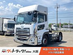 クオン  トラクターヘッド/第五輪荷重11.5t/牽引重量38.81t/エスコット2ペダルシフト/ハイルーフ/ETC/後輪エアサス/460馬力! 中古車画像