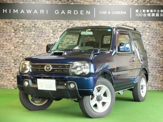 マツダ ＸＣ　パートタイム４ＷＤ／ＡＴ車／背面タイヤ／フォグランプ／ＥＴＣ／純正１６インチアルミホイル／ＣＤデッキ／ターボ／車検整備付き／ジムニーＯＥＭ車