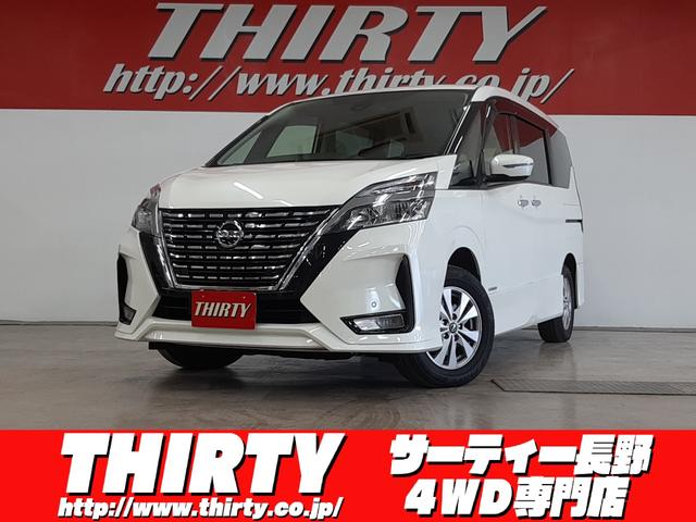 日産 セレナ ハイウェイスター　後期４ＷＤ　フリップダウンモニター　純正大型ワイドナビ