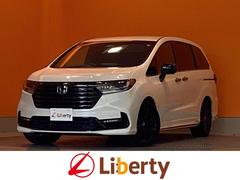 オデッセイハイブリッド e:HEVアブソルート・EXブラックエディション ハイブリッド 純正11.4型ナビ フリップダウンモニター ETC 全周囲カメラ TV 両側電動スライドドア クリアランスソナー オートクルーズコントロール レーンアシスト 衝突被害軽減システム 中古車画像