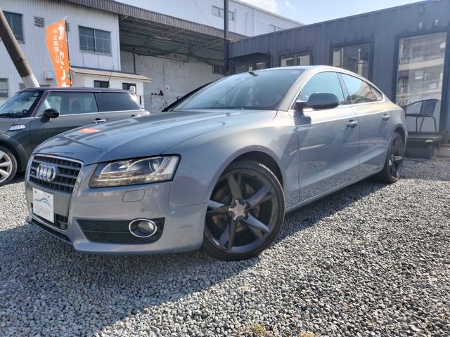 Ａ５スポーツバック(アウディ) ２．０ＴＦＳＩクワトロ　禁煙車・ＥＴＣ・純正ナビ・天井張替済・２０１１年モデル・アルミホイル・バックカメラ・電動シート・シートヒーター・Ｐスタート・パドルシフト・純正革シート 中古車画像