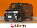 N-BOXカスタム L HondaSENSING 純正ナビ TV Bluetooth対応 Bカメラ アダプティブクルーズコントロール LEDヘッドライト フォグライト スマートキー プッシュスタート アイドリングストップ(1枚目)
