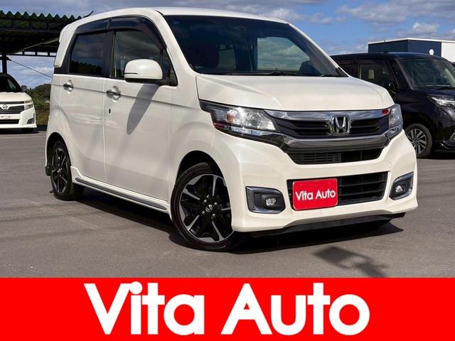 N−WGNカスタム(ホンダ) G・ターボパッケージ SDナビ フルセグTV リアカメラ スマートキー HIDヘッドライト 衝突軽減ブレーキ Bluetooth クルコン 純正15インチアルミ ETC 中古車画像