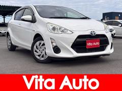 アクア S SDナビ ワンセグTV スマートキー 衝突軽減ブレーキ Bluetooth 純正15インチ鉄 ETC 中古車画像