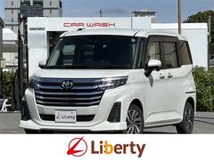 ルーミー カスタムG 後期モデル 衝突軽減B 純正9インチナビ Bluetooth対応 パノラミックビューモニター ETC 両側自動ドア アダプティブクルーズコントロール LEDヘッドライト スマートキー アイドリングス 中古車画像