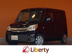 スペーシア Gリミテッド 衝突軽減B 社外ナビ TV ETC 左パワースライドドア スマートキー プッシュスタート アイドリングストップ 前席シートヒーター ステアリングスイッチ 電動格納ミラー オートエアコン 中古車画像