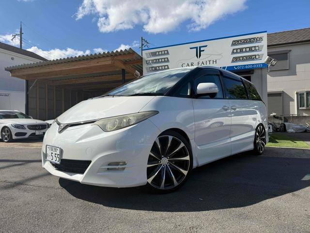 エスティマ(トヨタ) アエラス　ＥＴＣ　バックカメラ　ナビ　ＴＶ　両側電動スライドドア　オートライト　ＨＩＤ　スマートキー　電動格納ミラー　３列シート　ウォークスルー　オットマン　ＣＶＴ　アルミホイール　盗難防止システム 中古車画像