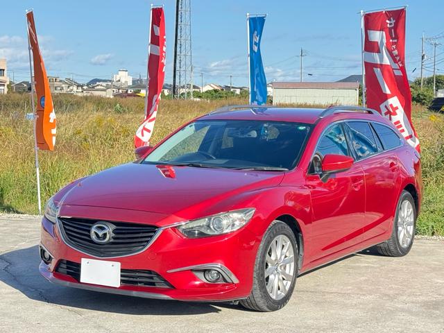 アテンザワゴン(マツダ) ＸＤ　ターボ／スマートキー／Ｂｌｕｅｔｏｏｔｈ接続／クルーズコントロール／バックカメラ／ＥＴＣ／アイドリングストップ／寒冷地仕様車／カーテンエアバッグ／サイドエアバッグ／ＡＢＳ／横滑り防止装置 中古車画像