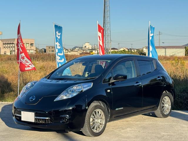 リーフ(日産) Ｘ（２４ｋｗｈ）　バックカメラ／ドライブレコーダー／ＥＴＣ／スマートキー／Ｂｌｕｅｔｏｏｔｈ／衝突被害軽減ブレーキ／ＡＢＳ／フルセグテレビ／ナビ／アルミホイール／オートライト／ステアリングスイッチ／衝突安全ボディー 中古車画像