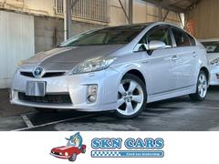 プリウス Sツーリングセレクション 1年保証付き ナビ TV ETC スマートキー オートライト プッシュスタート 純正アルミホイール 電動格納ミラー オートエアコン パワーウインドウ 中古車画像