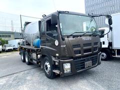 ギガ  コンクリートミキサー カヤバ M44 ドラム容量8.7 混合容量10560kg ディーラーエンジン載せ替え済 6UZ1リビルト 電動ホッパーカバー アドブルー ETC 中古車画像