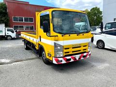 エルフトラック  平成21年 いすゞエルフ 平ボディ標準幅 ロング荷台内寸 : 436 180/cm 積載量 : 2000kg準中型5t未満坂道アシストDPDETCスペアタイヤ 中古車画像