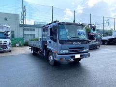 フォワード  平ボディ クレーン付 タダノ4段クレーン ES2404 フックイン 2.93t吊 荷台内寸:548 217/cm 最大積載量:2900kg 全塗装済 スペアタイアヤ 中古車画像