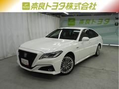 トヨタ　クラウンハイブリッド　Ｓ　ＴＳＳ＋IntercoolerＳ＋車線逸脱警報＋先進ライト＋ブラインドスポットモニター＋パノラミックビューモニター＋フルセグメモリーナビ＋バックモニター＋ドライブレコーダー＋ＬＥＤヘッドライト＋スマートキー＋ＥＴＣ