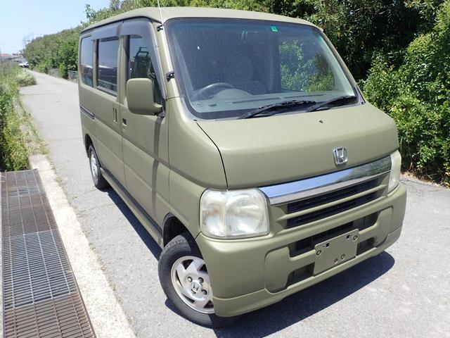 バモス(ホンダ) ターボ　エアコン　パワステ　パワーウインドウ　エアバック　ＡＢＳ　ＥＴＣ　４ナンバー登録ｏｋ 中古車画像