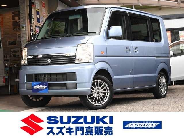 エブリイワゴン(スズキ) JPターボ 禁煙 Aftermarket14インチアルミ キーレス キーレス 点検記録簿付き 車検整備付 中古車画像