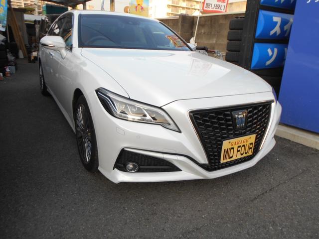 クラウンハイブリッド(トヨタ) Ｇ　エグゼクティブ　タン色本革シート 中古車画像