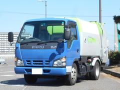 いすゞ　エルフトラック　　塵芥車　５立米　回転式ダンプ