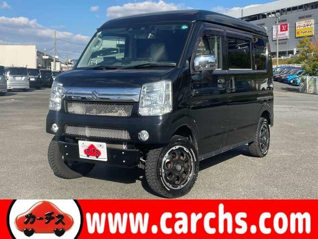 エブリイワゴン(スズキ) ＰＺターボ　ハイルーフ　禁煙車／リフトアップ車／スズキセーフティーサポート／ナソニック９インチＳＤナビ／フルセグＴＶ／ＢＴオーディオ／バックカメラ／Ｒパーキングセンサー／キーレススタートシステム／パワースライドドア 中古車画像