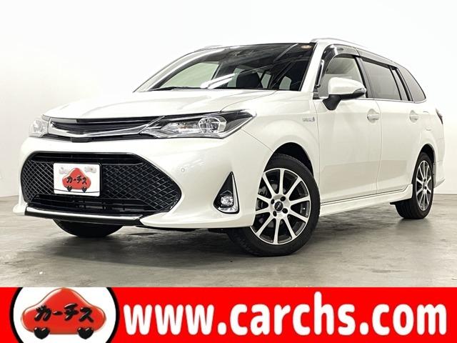 カローラフィールダー ハイブリッドＧ　ダブルバイビー　禁煙車！衝突被害軽減ブレーキ！クルーズコントロール！純正ナビ！バックカメラ！ＢＴ！フルセグＴＶ！ＥＴＣ！シートヒーター！スマートキー！キーレス！アイドリングストップ！ＴＲＤエアロ！ＴＲＤ１６ＡＷ！（1枚目）
