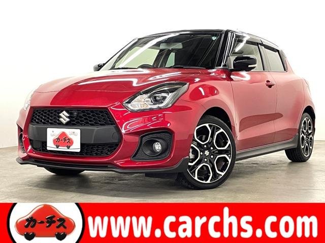 スイフトスポーツ(スズキ) ベースグレード 6MT 5MT/セーフティサポート/アダブティブクルーズコントロール/全方位モニター/フルセグ付純正8インチナビ/DVD再生可/Bluetooth/BSM/ブラックルーフ/純正17AW/LEDヘッドランプ/ 中古車画像