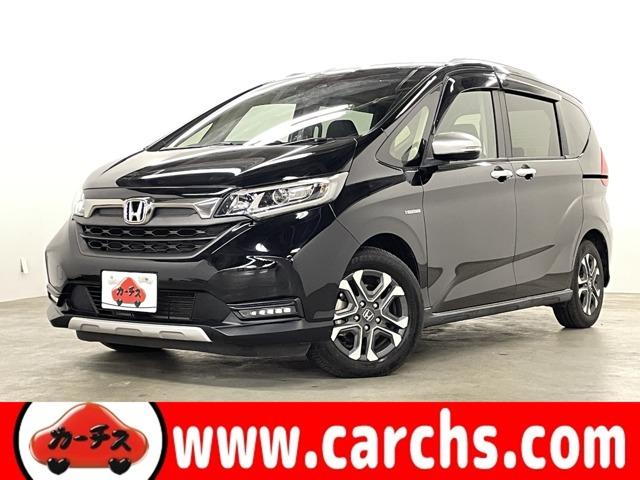 フリード＋ハイブリッド(ホンダ) ハイブリッド・クロスターホンダセンシング　禁煙車　ホンダセンシング　衝突被害軽減所ブレーキ　両側パワースライドドア　アダプティブクルーズコントロール　バックモニター　フルセグＴＶ　ＤＶＤ　ＢＴオーディオ　ＬＥＤヘッド＆フォグ　純正ＡＷ 中古車画像